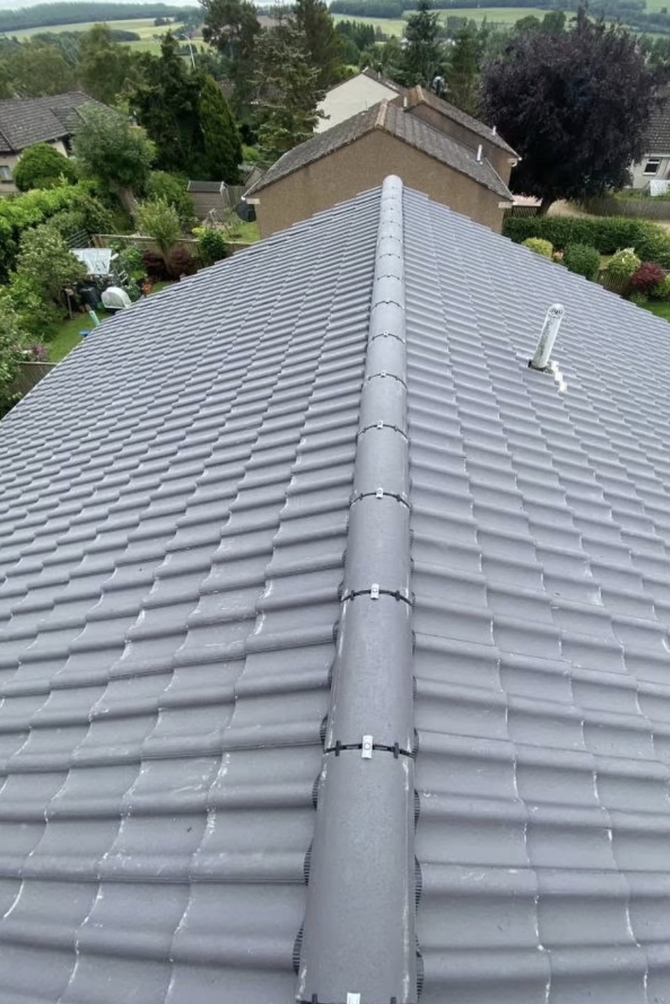 Recent Rossi Roofing project 38 — slate, tile, flat roof, lead and chimney work across Tayside and Fife