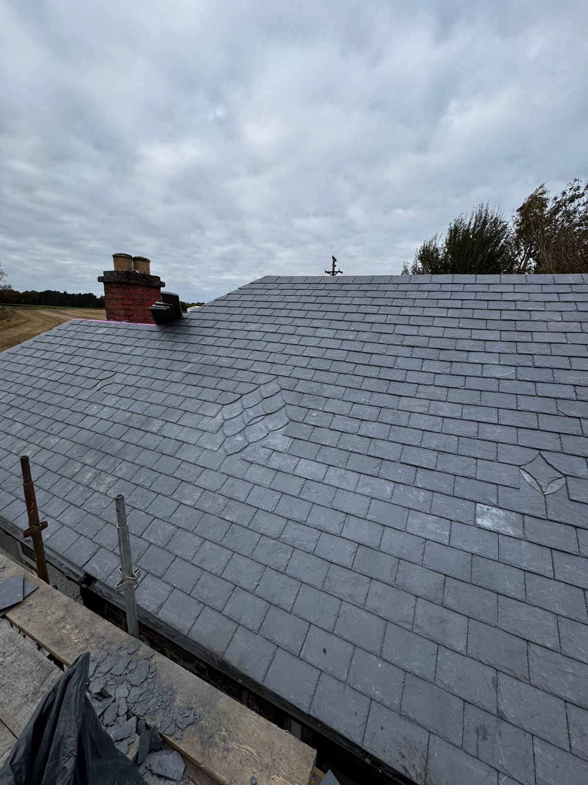 Recent Rossi Roofing project 11 — slate, tile, flat roof, lead and chimney work across Tayside and Fife